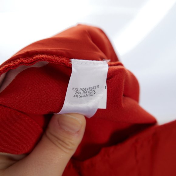 J Jill Bi-Stretch Bootcut Pant in Intense Rust Women's Size 12 NWT - Picture 7 of 7